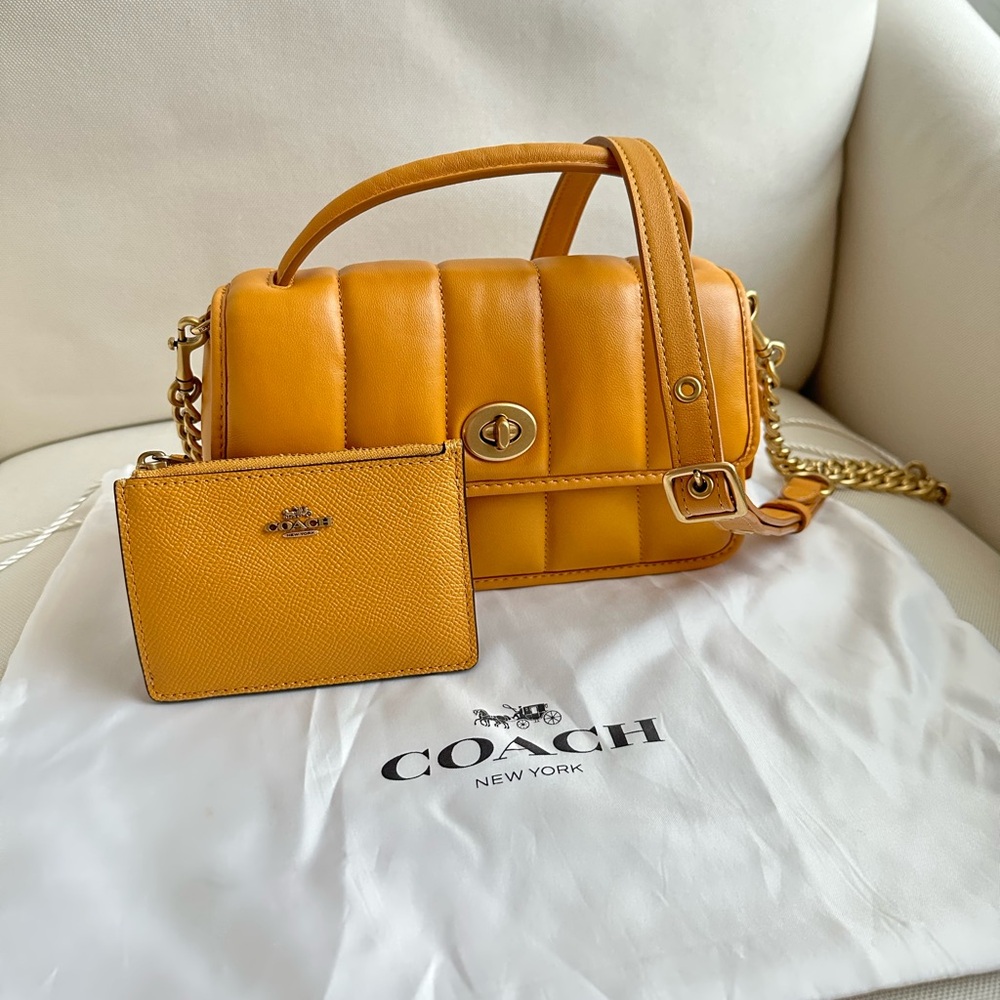 Coach quilted crossbody